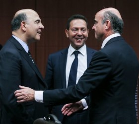 Stournaras-Moscovici-de-Guindos-Eurogroup