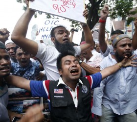 APTOPIX Malaysia Myanmar Riot