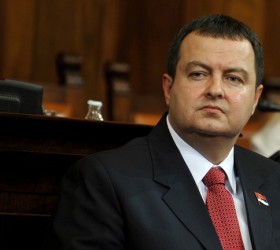 Prime minister-designate Ivica Dacic loo