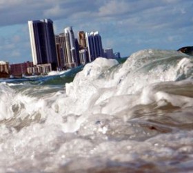 Climate change in Cities : Miami Florida Coast Line At Greatest Risk Of Rising Sea Level