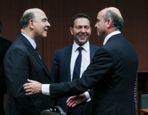 Stournaras-Moscovici-de-Guindos-Eurogroup