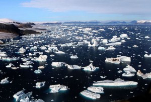 Ο όγκος των θαλάσσιων πάγων που επιπλέουν στον Αρκτικό Ωκεανό αυξήθηκε κατά περίπου 50% τον Οκτώβριο σε σύγκριση με την ίδια περίοδο του 2012