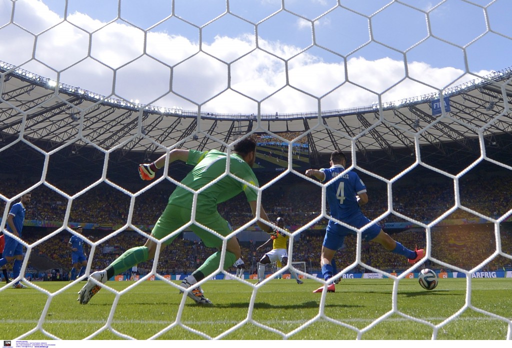 ÔÏ 1-0 ÊÏËÏÌÂÉÁ - ÅËËÁÄÁ (ÌÏÕÍÔÉÁË 2014) COLOMBIA - GREECE (WORLD CUP 2014)
