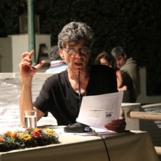 Ο συγγραφέας Μηνάς Βιντιάδης στην εκδήλωση που έγινε στα Δυο Χωριά