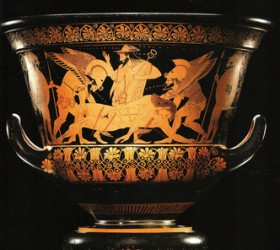Ο Κρατήρας του Ευφρονίου (γύρω στο 515 π.Χ.) που επαναπατρίσθηκε στην Ιταλία το 2007 και κατέχει ξεχωριστή θέση στην έκθεση


Ρώμη, Εθνικό Ετρουσκικό Μουσείο της Villa Giulia