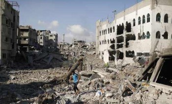 Οι περισσότερες γειτονιές στη Γάζα έχουν καταστραφεί ολοκληρωτικά

REUTERS/Suhaib Salem